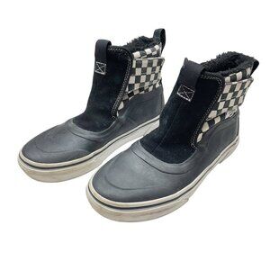 Vans Youth 3 MTE Slip-On Hi Terrain V Unisex Rubber / Canvas Boots Checkered